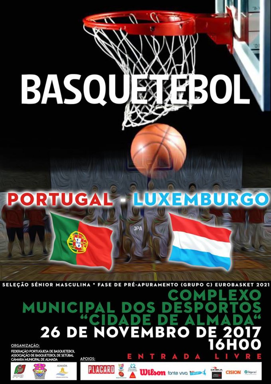 Portugal x Luxemburgo apuramento EuroBasket 2021