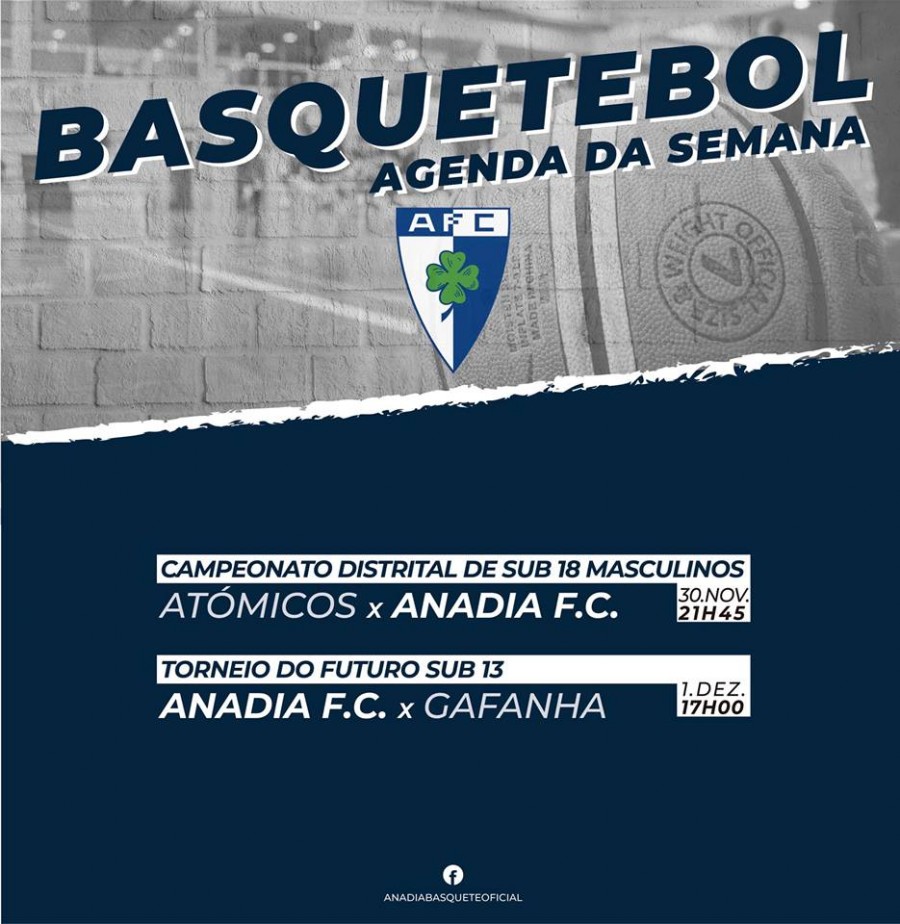 Agenda da semana do Anadia