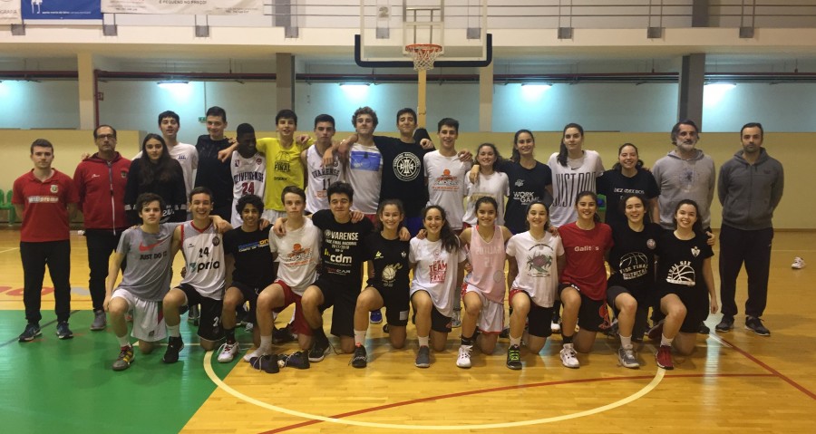 Treino das Seleções Distritais de Sub 16